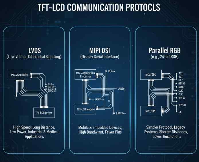 LCD液晶屏通信協(xié)議